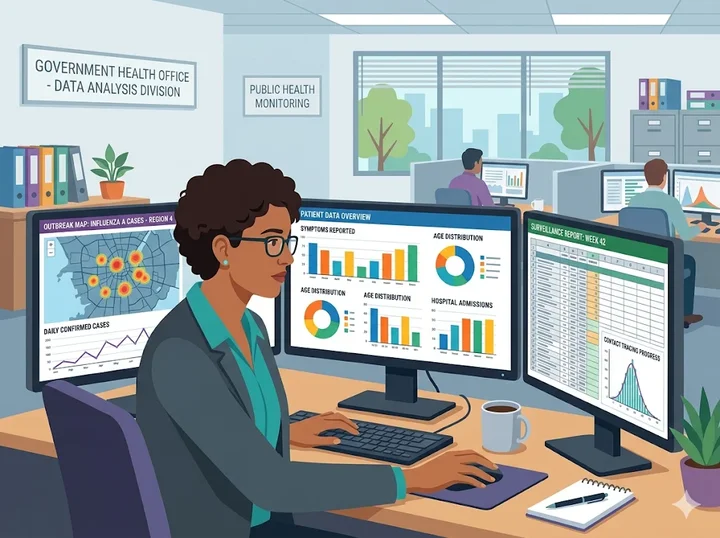 Data analyst illustration