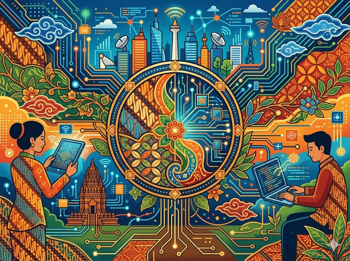 Indonesian cultural heritage meets modern digital technology