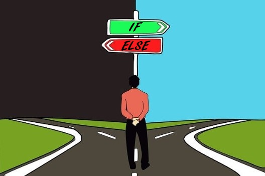 Ilustrasi persimpangan jalan