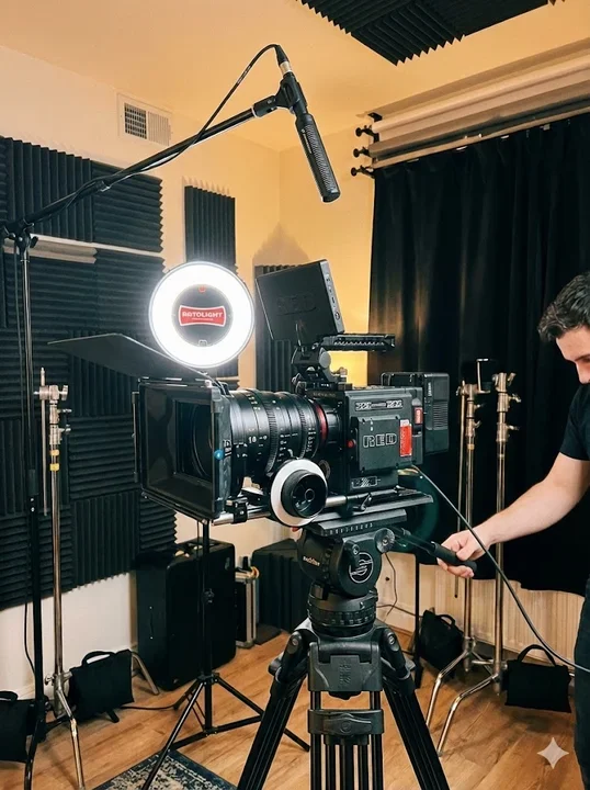 Video production setup